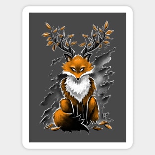 Deer Fox Sticker